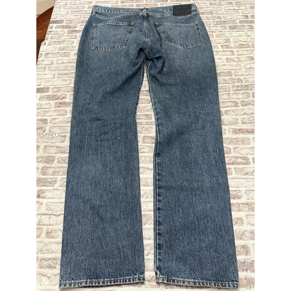 Levis‎ Jeans 511 Mens 36x32 Blue Slim Made and Crafted Big E Whiskers Premium - Picture 8 of 14